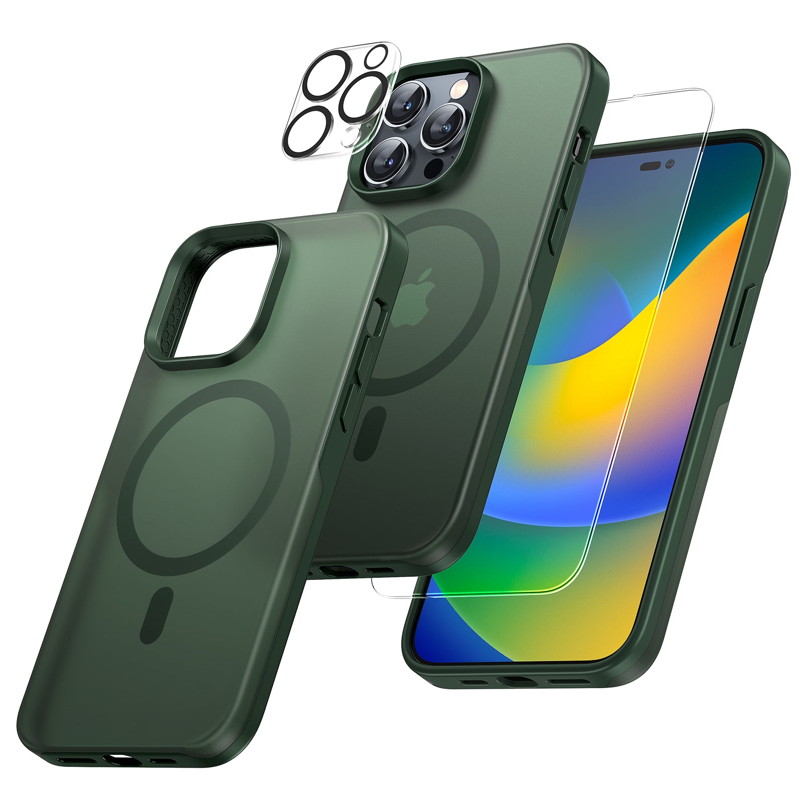 TAURI [5 in 1] Magnetic Case for iPhone 14 Pro [Military Grade Drop Pr