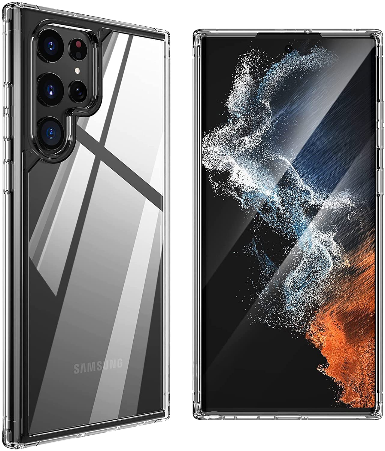 TAURI Shockproof Samsung Galaxy S22 Ultra Case, [Military Grade Protec