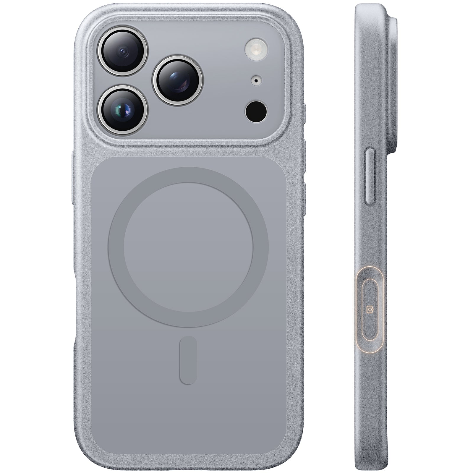 TAURI for 18 Pro Max Case, Compatible with MagSafe, Grey