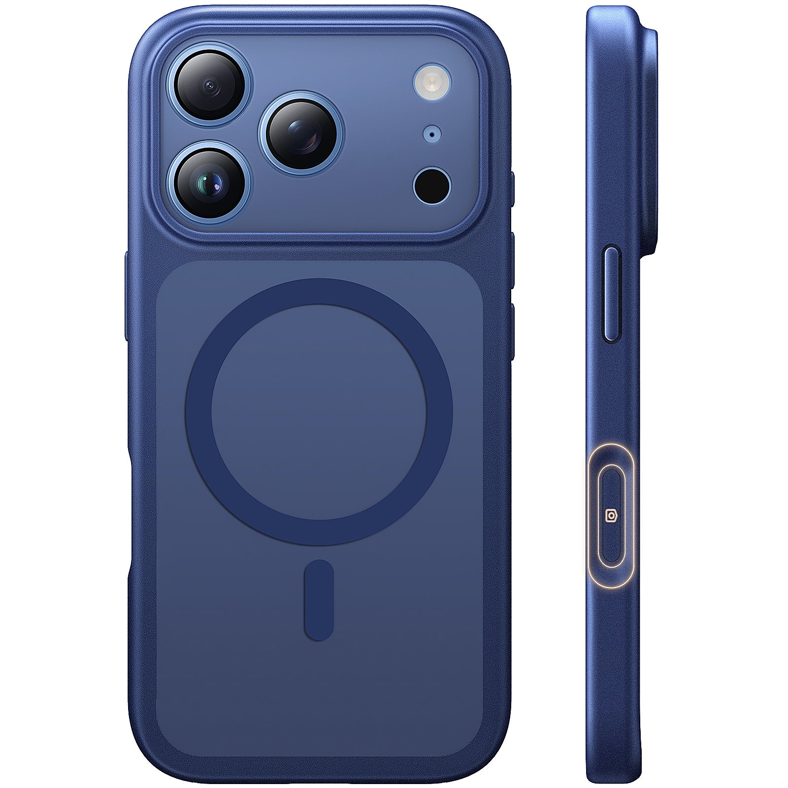 TAURI for 18 Pro Case, Compatible with MagSafe, Dark Blue