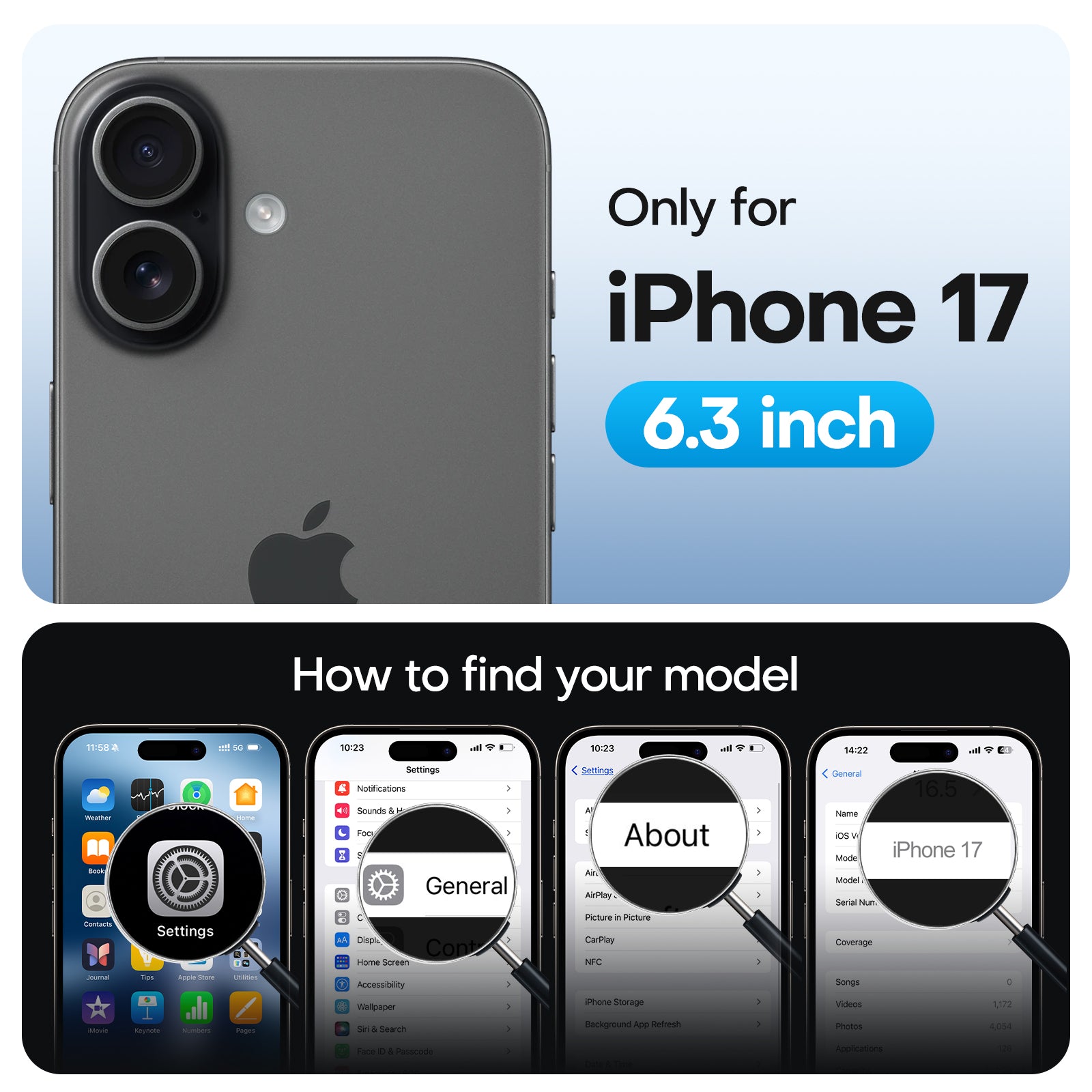 TAURI 2 Pack for iPhone 17 Screen Protector, [1-Step Install] with Auto Dust-Removal, 9H+ Tempered Glass, Full Coverage Protection, Anti-scratch [Military-Grade Shatterproof] Bubble-Free