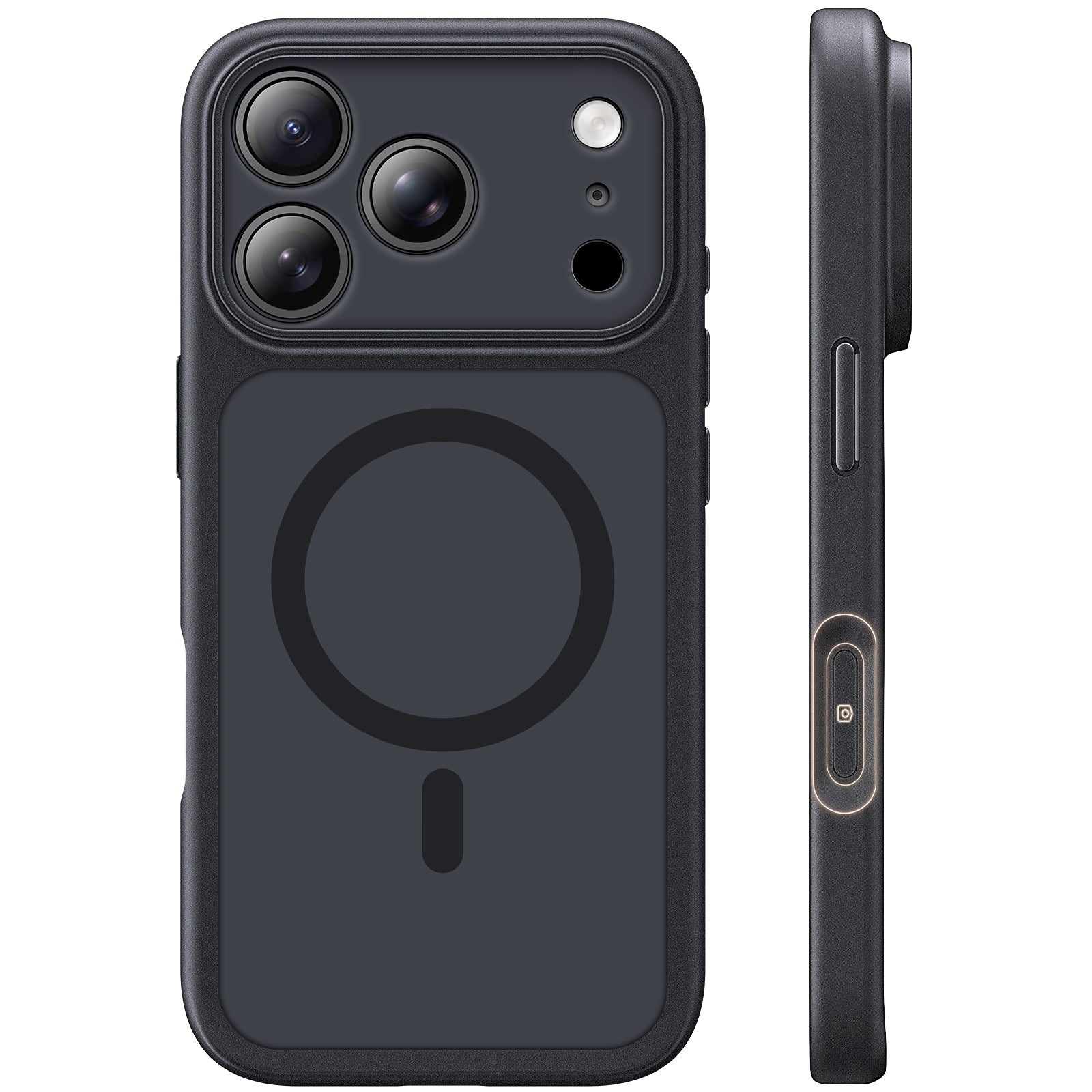 TAURI for 18 Pro Case, Compatible with MagSafe, Black