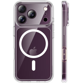 TAURI for 18 Pro Case, Compatible with MagSafe, Clear