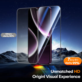 TAURI 2 Pack for 18 Pro Max Screen Protector, 1-Step Install