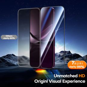 TAURI 2 Pack for 18 Pro Screen Protector, 1-Step Install