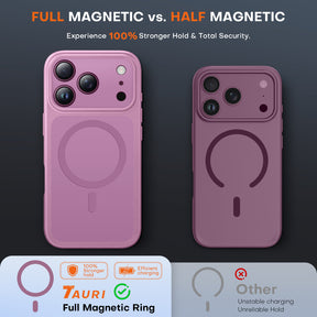 TAURI for 18 Pro Case, Compatible with MagSafe, Lilac Purple