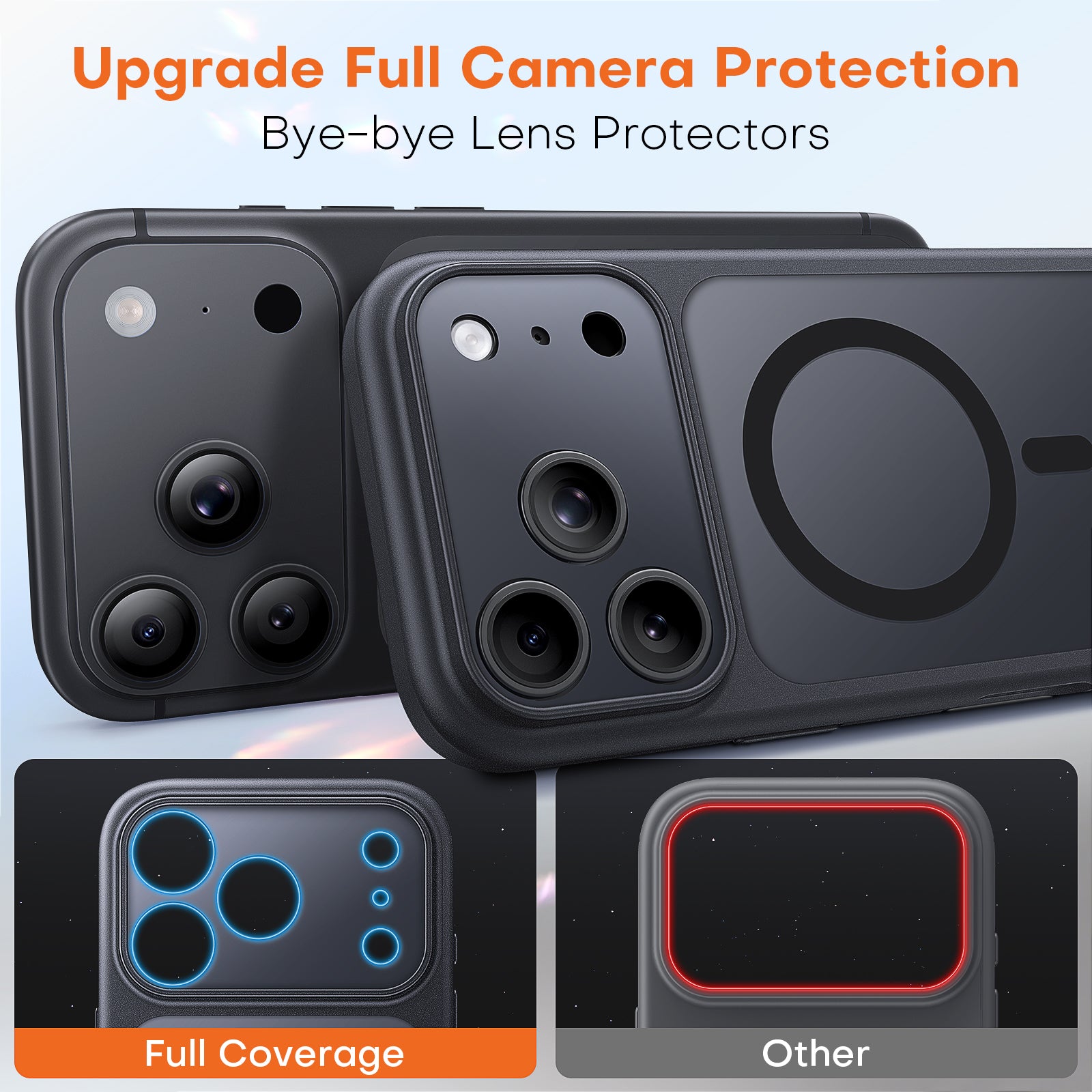 TAURI for 18 Pro Max Case, Compatible with MagSafe, Black