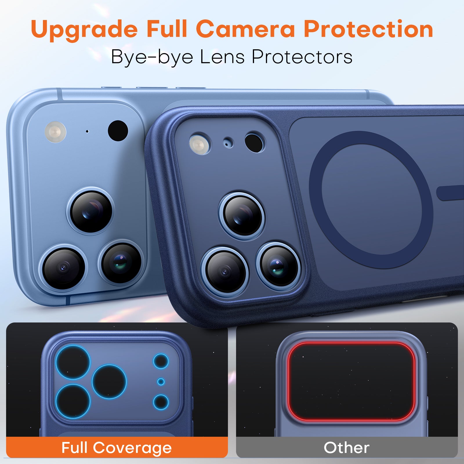 TAURI for 18 Pro Max Case, Compatible with MagSafe, Dark Blue