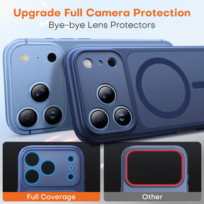 TAURI for 18 Pro Case, Compatible with MagSafe, Dark Blue