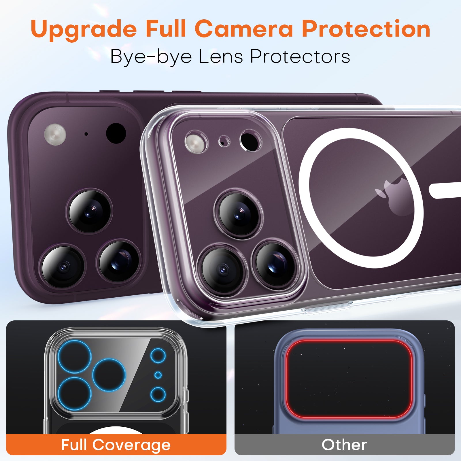 TAURI for 18 Pro Max Case, Compatible with MagSafe, Clear