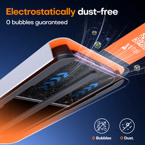TAURI 2 Pack for 18 Pro Screen Protector, 1-Step Install