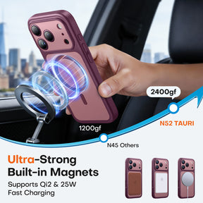 TAURI for 18 Pro Case, Compatible with MagSafe