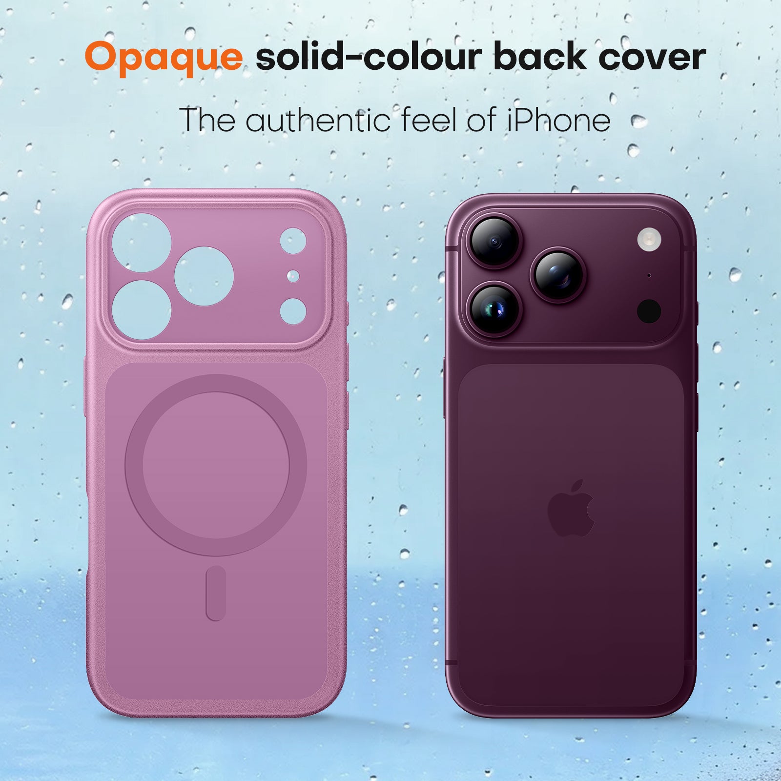 TAURI for 18 Pro Case, Compatible with MagSafe, Lilac Purple