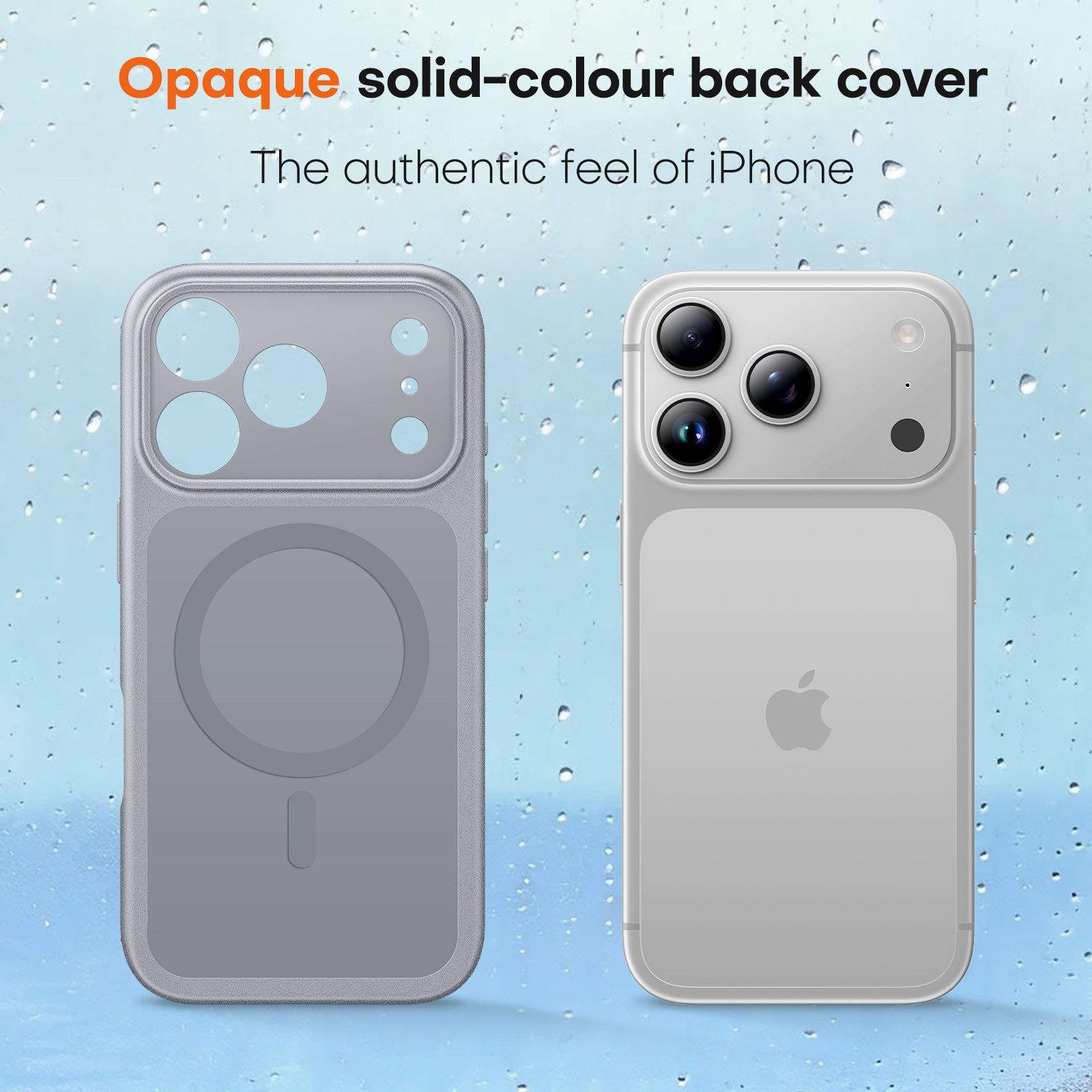 TAURI for 18 Pro Max Case, Compatible with MagSafe, Grey
