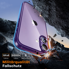 TAURI for iPhone 17 Case, Anti-Yellowing with Screen Protector, Military-Grade Protection Shockproof Slim Phone Case for iPhone 17, Purple