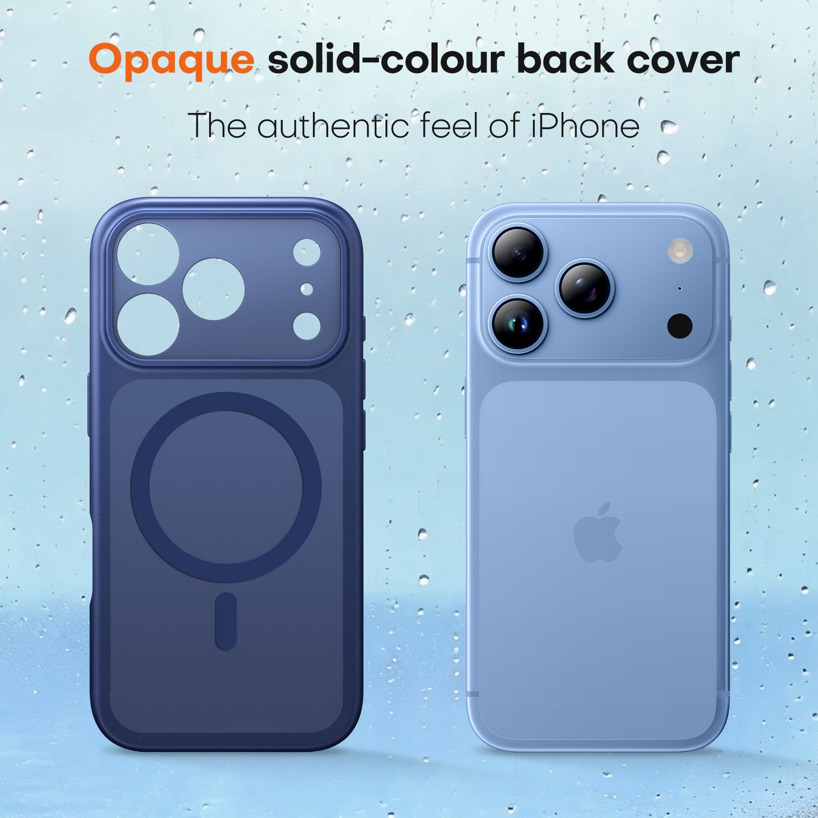 TAURI for 18 Pro Max Case, Compatible with MagSafe, Dark Blue