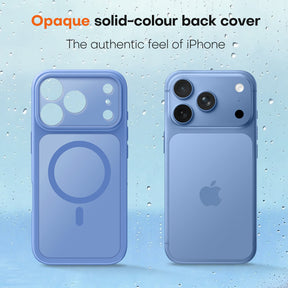 TAURI for 18 Pro Case, Compatible with MagSafe, Blue