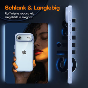 TAURI for iPhone Air Case, Full Camera Protection with Screen Protector, Anti-Yellowing Military-Grade Protection Shockproof Slim Phone Case for iPhone Air, Star Blue