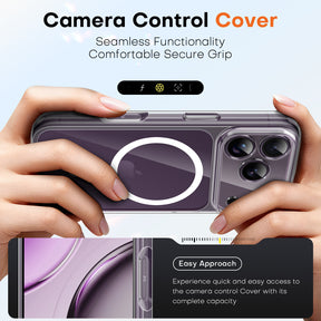 TAURI for 18 Pro Case, Compatible with MagSafe, Clear