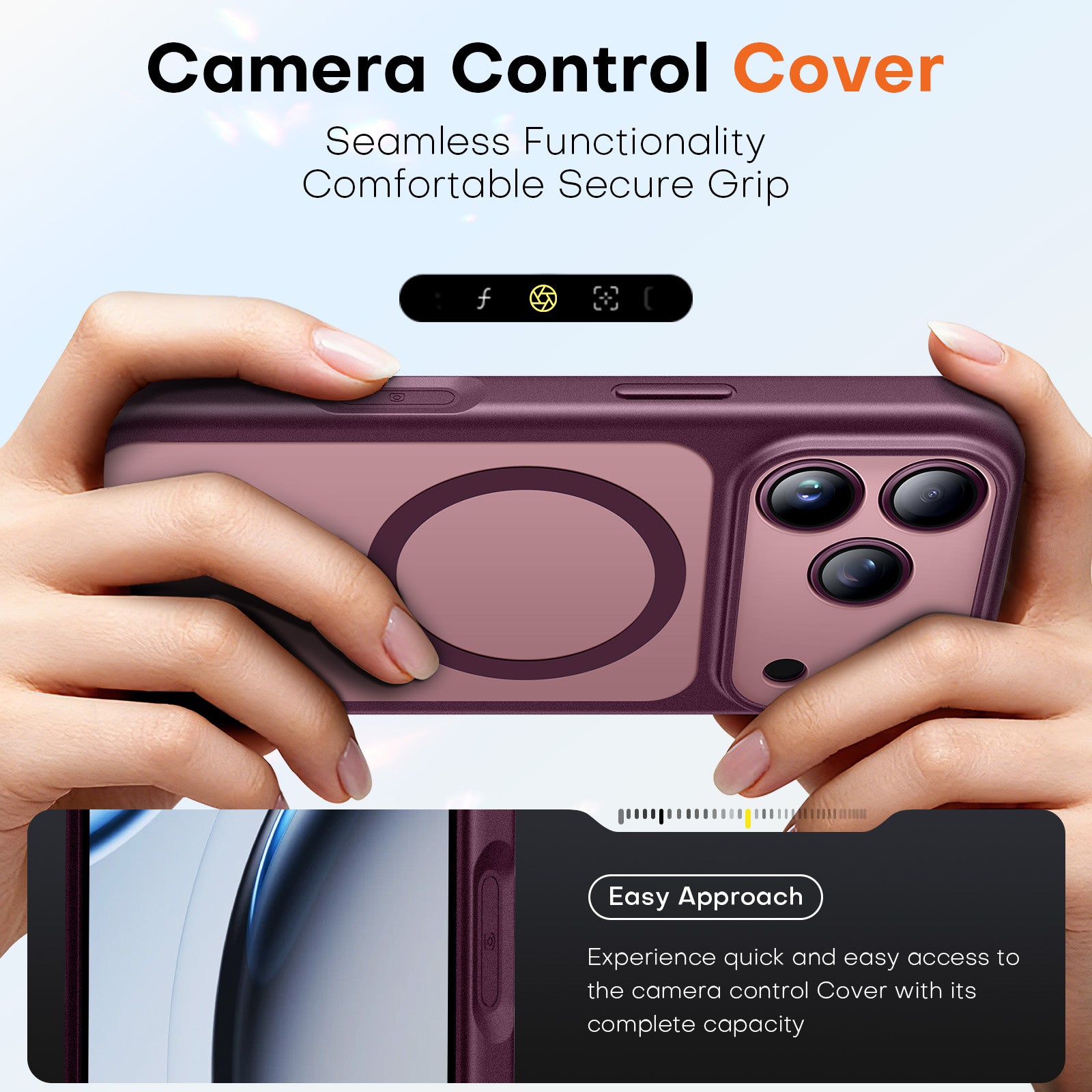 TAURI for 18 Pro Case, Compatible with MagSafe