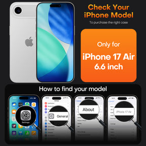 TAURI for iPhone Air Case, Full Camera Protection with Screen Protector, Translucent Matte Military-Grade Protection Shockproof Slim Phone Case for iPhone Air, Matte Green