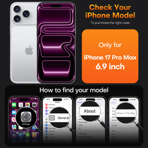 TAURI for iPhone 17 Pro Max Case, Full Camera Protection with Screen Protector, Anti-Yellowing Military-Grade Protection Shockproof Slim Phone Case for iPhone 17 ProMax, Pink