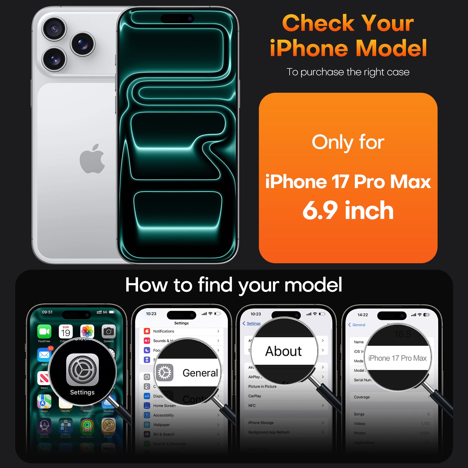 TAURI for iPhone 17 Pro Max Case, Full Camera Protection with Screen Protector, Anti-Yellowing Military-Grade Protection Shockproof Slim Phone Case for iPhone 17 ProMax, Green