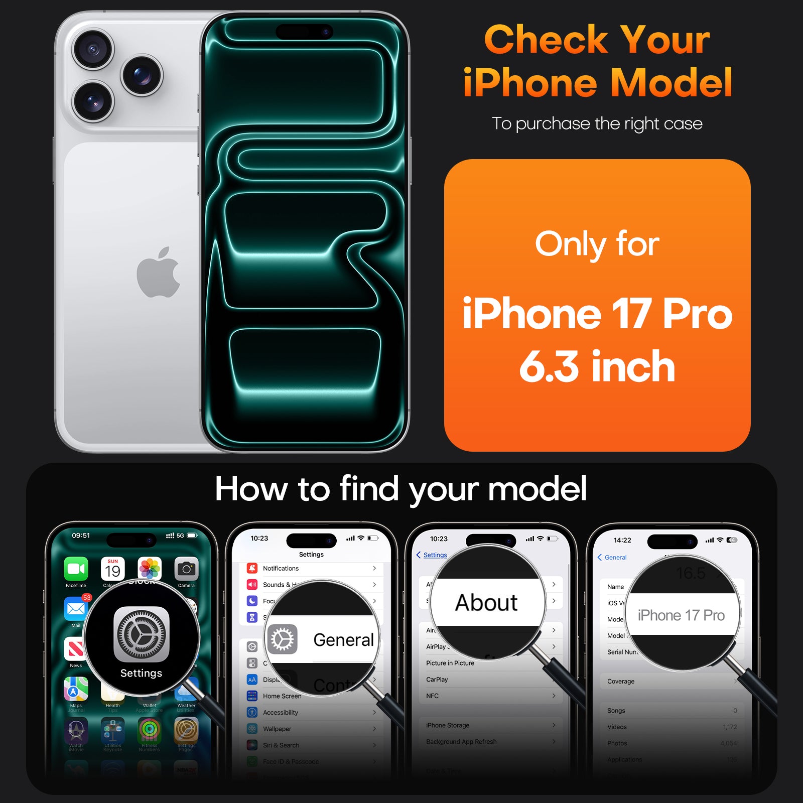 TAURI for iPhone 17 Pro Case, Full Camera Protection with Screen Protector, Anti-Yellowing Military-Grade Protection Shockproof Slim Phone Case for iPhone 17 Pro, Green