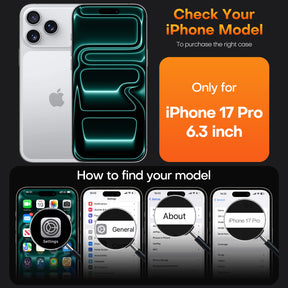 TAURI for iPhone 17 Pro Case, Full Camera Protection with Screen Protector, Anti-Yellowing Military-Grade Protection Shockproof Slim Phone Case for iPhone 17 Pro, Green