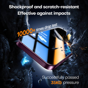 TAURI 2 Pack for 18 Pro Privacy Screen Protector, 1-Step Install