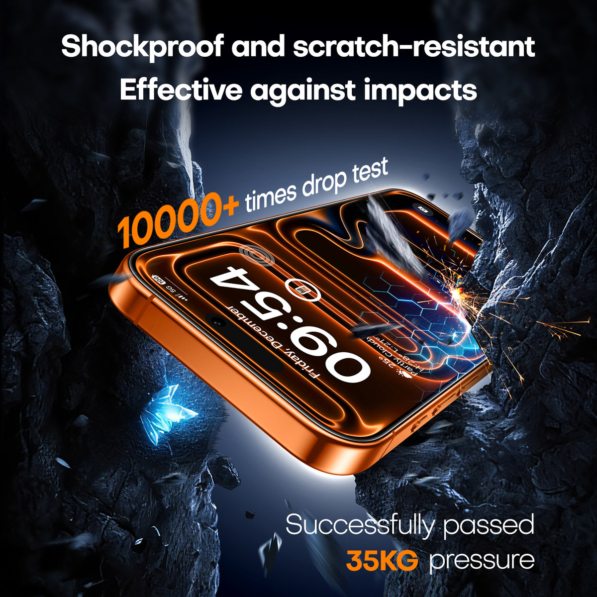 TAURI Designed for iPhone 17 Pro Max Screen Protector, 2 Pack 9H+ Tempered Glass Film + 1 Dust Free Installation Tool, [Military-Grade Shatterproof] Anti-scratch No Dust No Bubbles