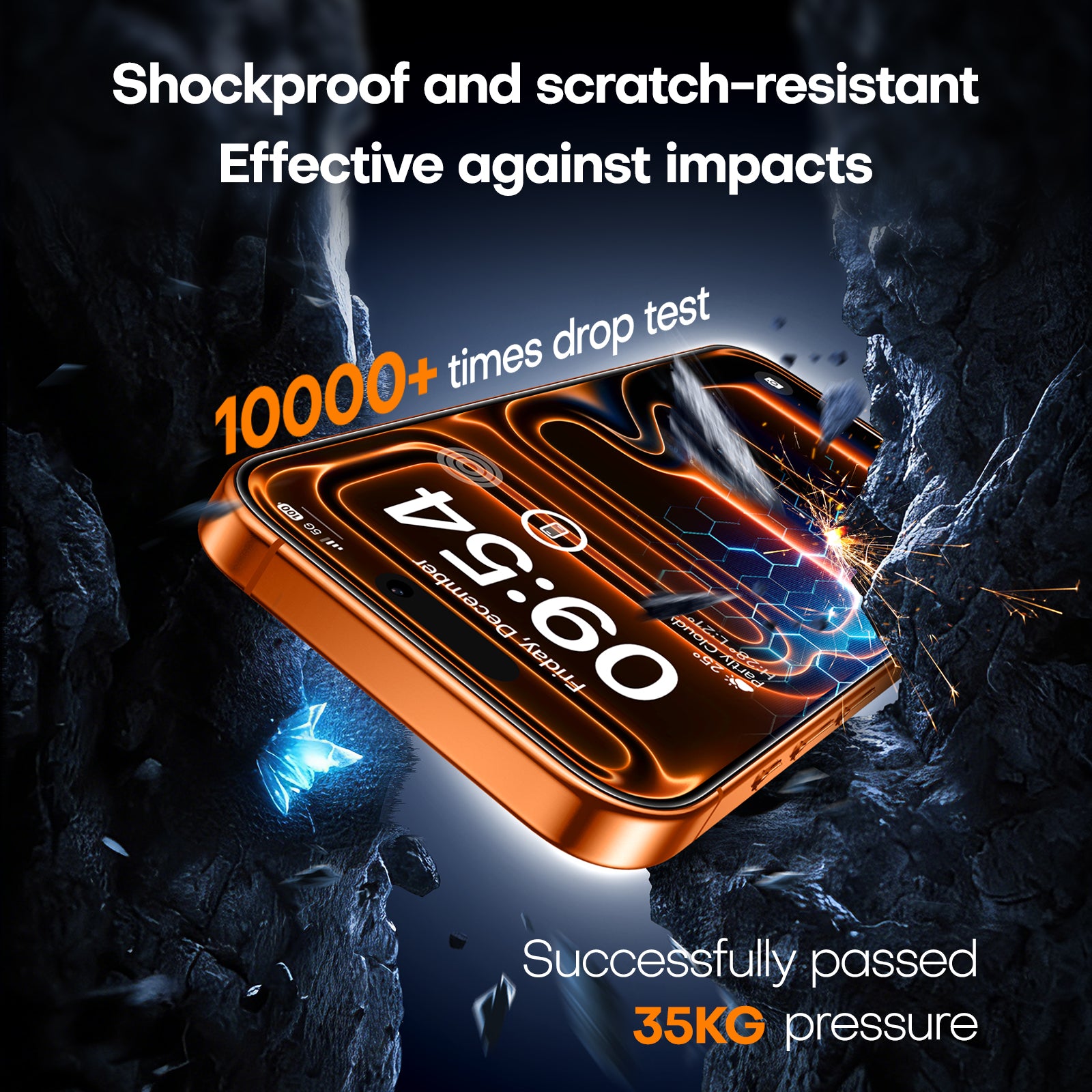 TAURI 2 Pack for iPhone 17 Pro Screen Protector, [1-Step Install] with Auto Dust-Removal, 9H+ Tempered Glass, Full Coverage Protection, Anti-scratch [Military-Grade Shatterproof] Bubble-Free