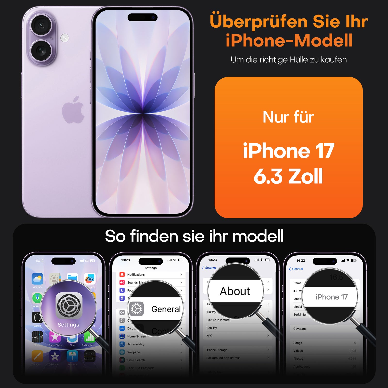 TAURI for iPhone 17 Case, Anti-Yellowing with Screen Protector, Military-Grade Protection Shockproof Slim Phone Case for iPhone 17, Pink