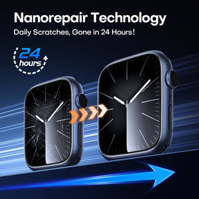 TAURI 6 Pack Screen Protector Designed for Apple Watch Series 9 8 7 45mm & Series 6 5 4 SE 44mm, Bubble-Free, Easy Installation, HD Clear, TPU Protective Film for iWatch 45mm/44mm