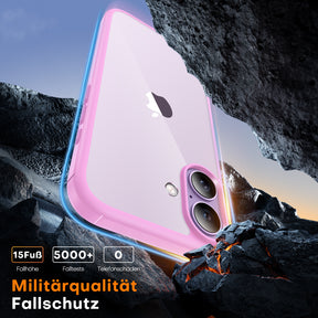 TAURI for iPhone 17 Case, Anti-Yellowing with Screen Protector, Military-Grade Protection Shockproof Slim Phone Case for iPhone 17, Pink