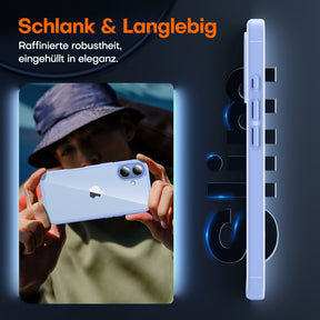 TAURI for iPhone 17 Case, Anti-Yellowing with Screen Protector, Military-Grade Protection Shockproof Slim Phone Case for iPhone 17, Star Blue