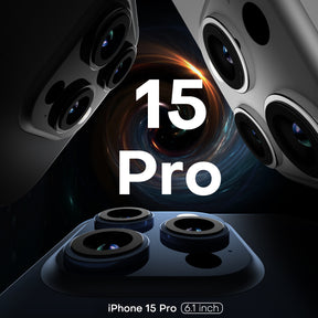 TAURI 5 in 1 Magnetic Case for iPhone 15 Pro [Military Grade Drop Protection] with 2X Screen Protector + 2X Camera Lens Protector, Transparent Slim Fit Case Mag-Safe-Clear