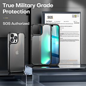 TAURI [3 in 1] Defender Designed for iPhone 13 Pro Case 6.1 Inch, with 2 Pack Tempered Glass Screen Protector + 2 Pack Camera Lens Protector [Military Grade Protection] Shockproof Slim Thin