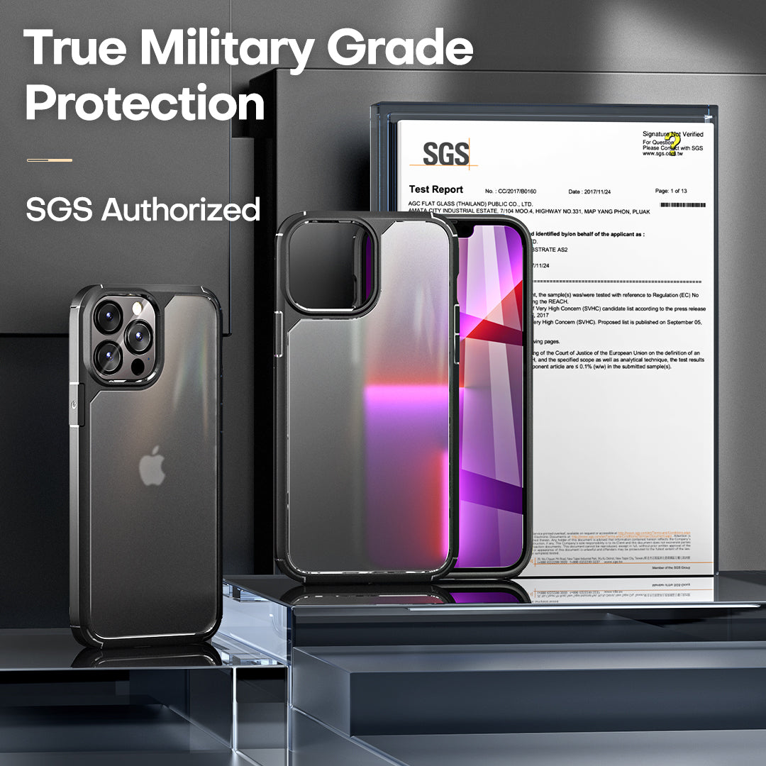 TAURI [3 in 1] Defender Designed for 13 Pro Max Case 6.7 Inch, with 2 Pack Tempered Glass Screen Protector + 2 Pack Camera Lens Protector [Military Grade Protection] Shockproof Slim Thin