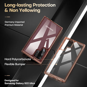 TAURI Shockproof Samsung Galaxy S22 Ultra Case, [Military Grade Protection] S22 Ultra Case, Crystal Clear Soft Slim Protective Silicone Cover Designed for Galaxy S22 Ultra 5G Case 6.8"