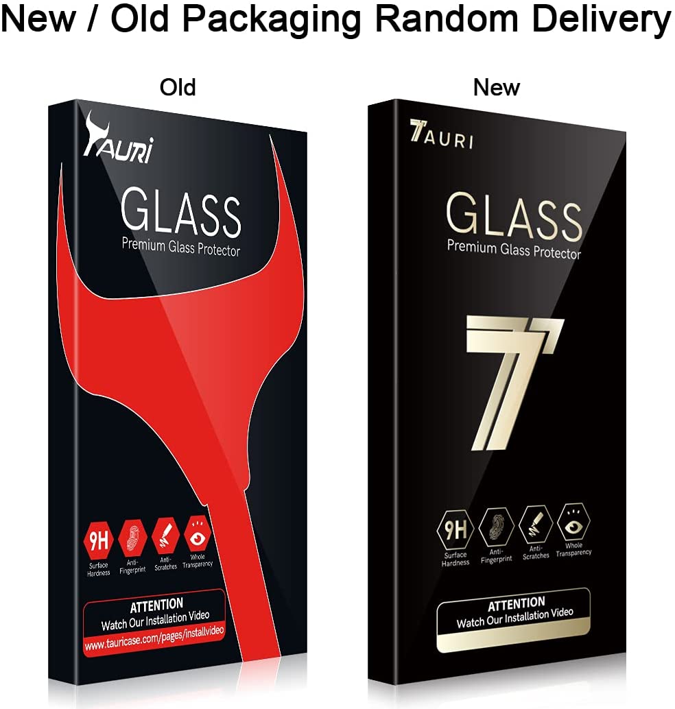 [3+3 Pack] Tauri 3 Pack Tempered Glass Screen Protector + 3 Pack Camera Lens Protector Compatible with Samsung Galaxy S21 5G 6.2 - inch Easy Installation HD-Clear Bubble Free