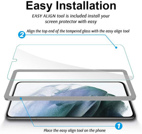 [3+3 Pack] TAURI Compatible with Samsung Galaxy S21 Plus 5G 6.7 - inch, 3 Pack Tempered Glass Screen Protector + 3 Pack Camera Lens Protector Easy Installation HD-Clear Bubble Free