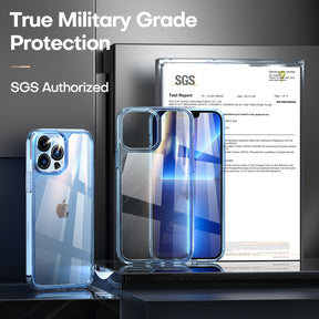 TAURI [3 in 1] Defender Designed for 13 Pro Max Case 6.7 Inch, with 2 Pack Tempered Glass Screen Protector + 2 Pack Camera Lens Protector [Military Grade Protection] Shockproof Slim Thin