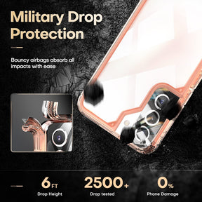TAURI [5 in 1] Shockproof Designed for Samsung Galaxy S22 Plus Case 5G 6.6 Inch, with 2 Pack Tempered Glass Screen Protector + 2 Pack Camera Lens Protector [Military Grade Protection] Slim Cover